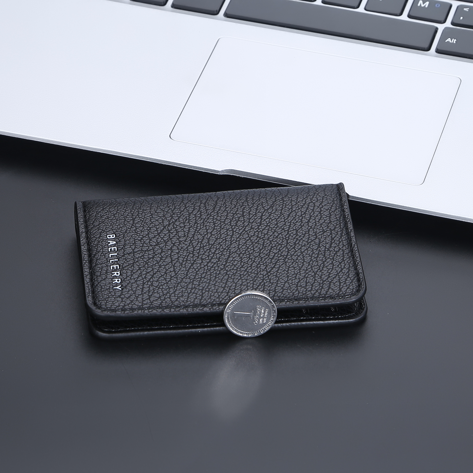 Business Thin Men’s Leather Short Bifold Wallet Credit Card Holder Purse Clutch
