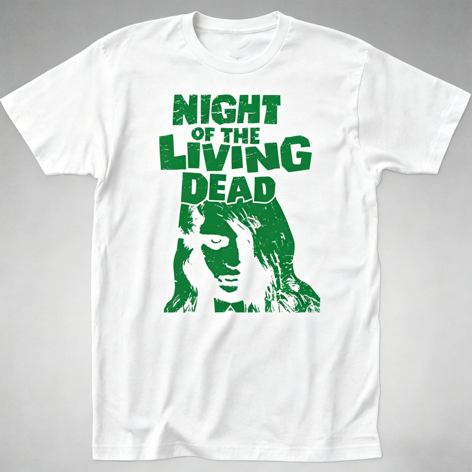 Night of the Living Dead Retro Zombie Horror T-Shirt Men’s Casual Short Sleeve