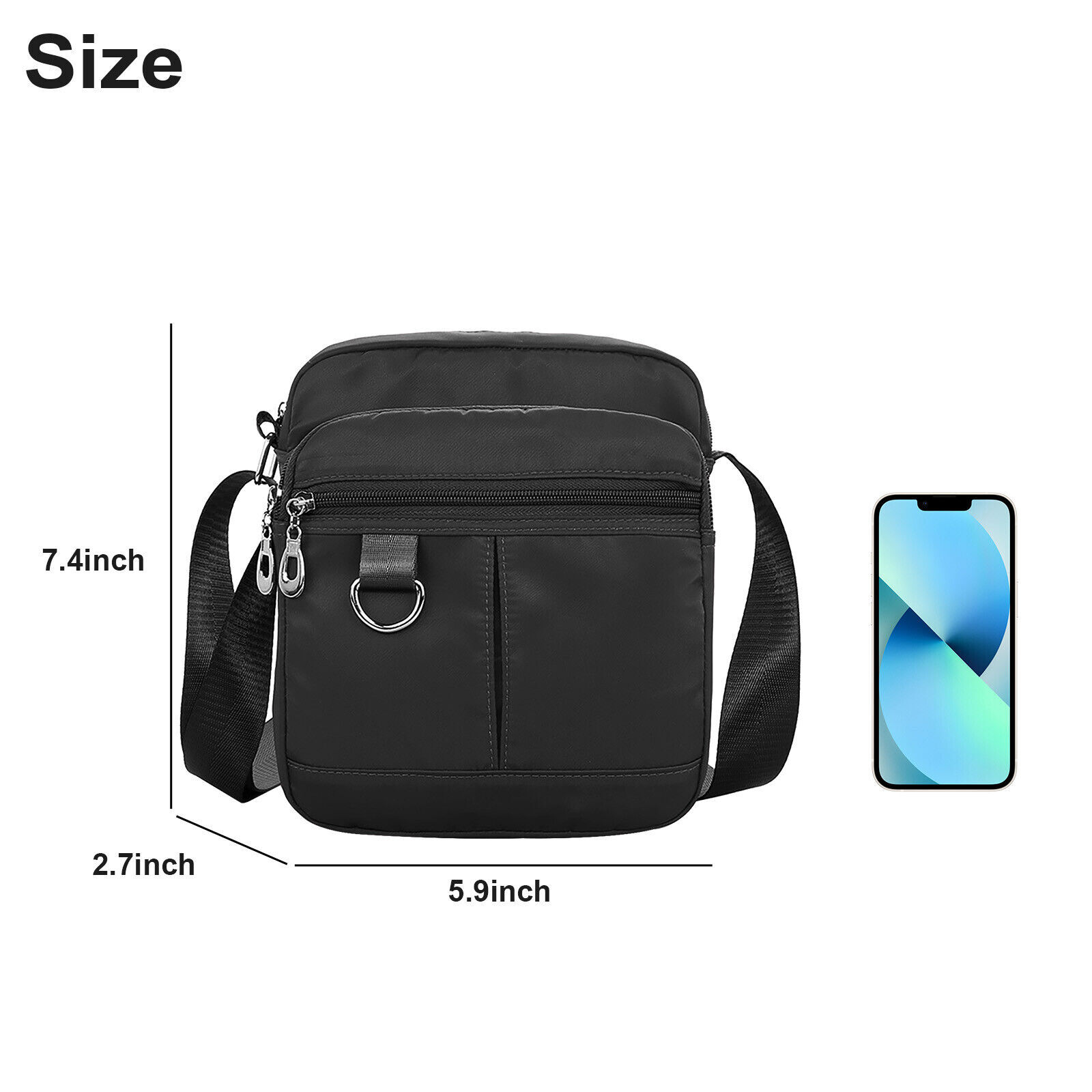 Waterproof Messenger Crossbody Lady Handbag Shoulder Bag Women Sports Work Purse