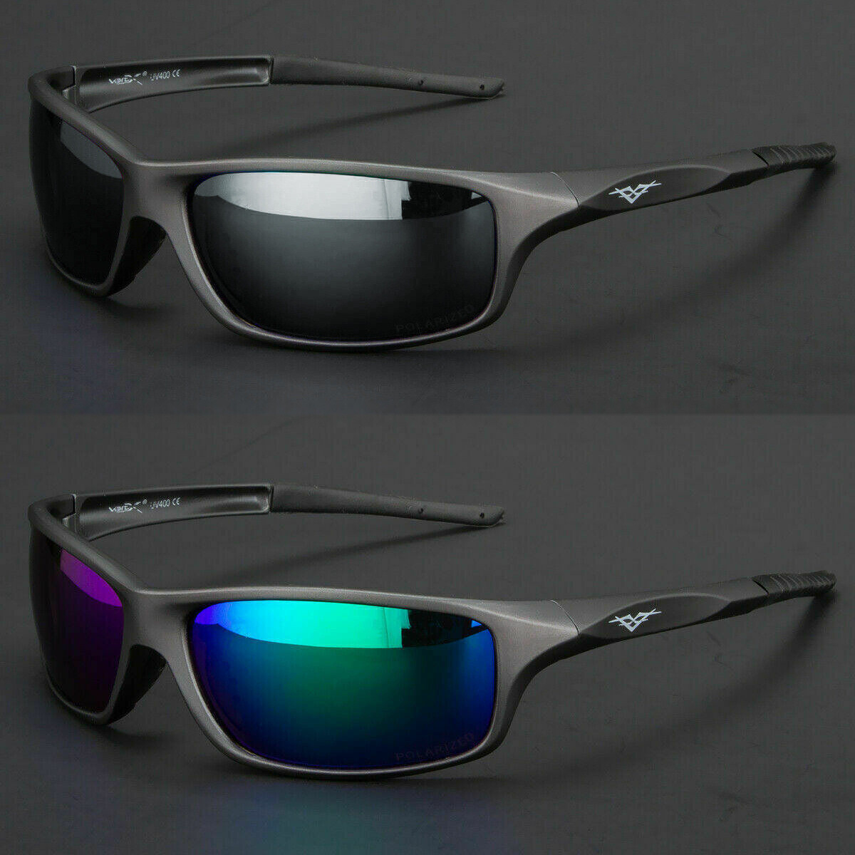 NEW Polarized Men Sport Sunglasses Driving Pilot Fishing Eyewear Wrap Glasses US