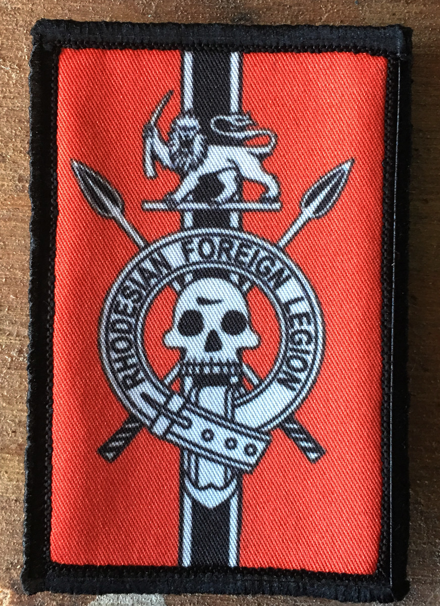 Rhodesian Foreign Legion Morale Patch Military Tactical Army FAL Badge Hook NATO