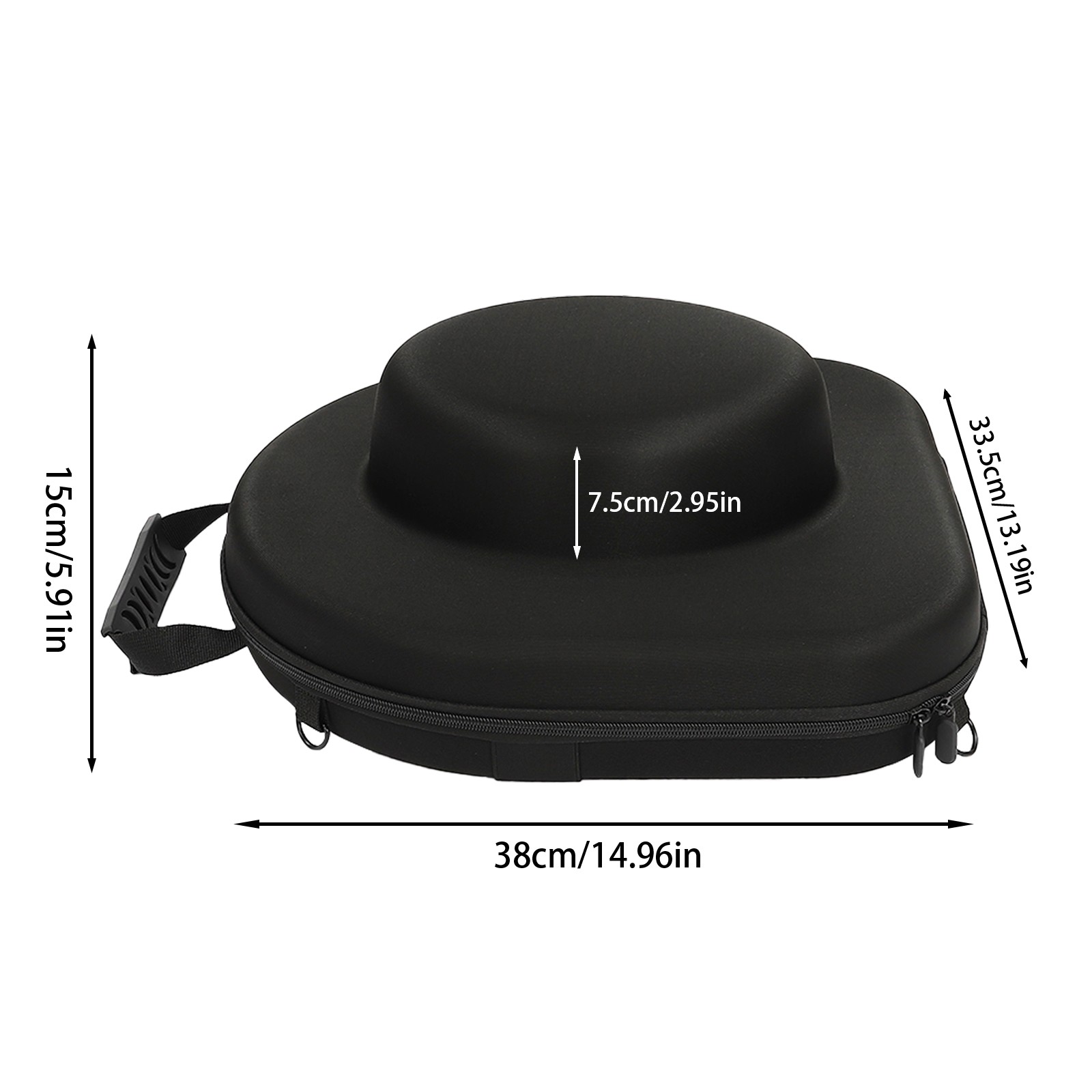 Universal Travel Hat Storage Box Bag Panama Cowboy Hat Carrying Case Holder NEW