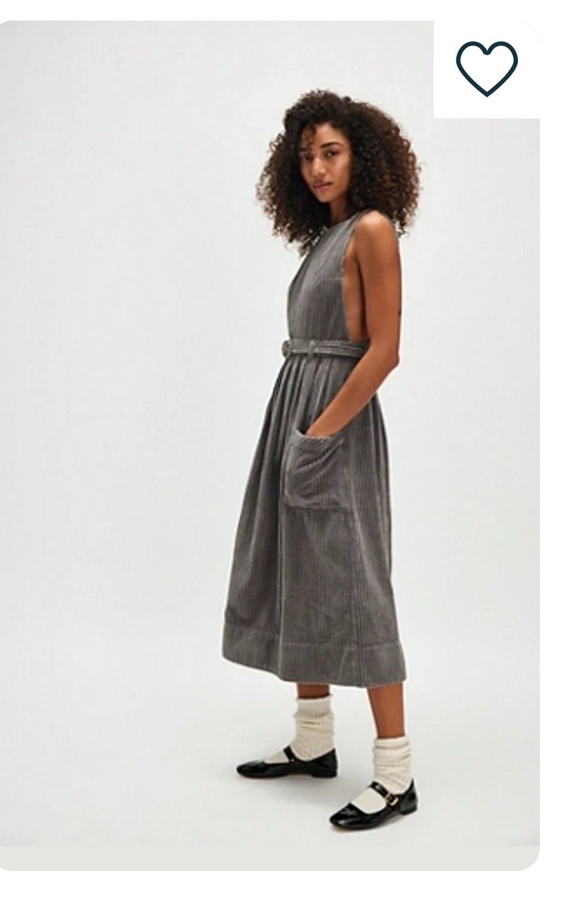 Free People The Other Side Corduroy Midi Dress Size 2 New* KC787-90