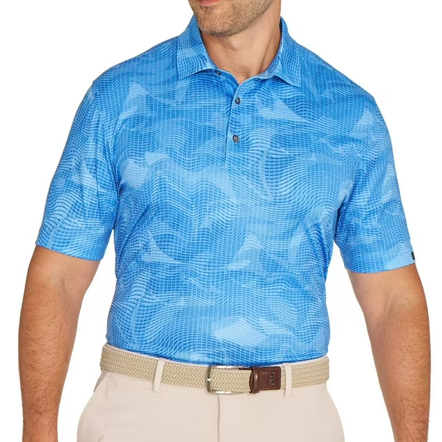 Greg Norman Men’s Performance Golf Polo Size M Blue
