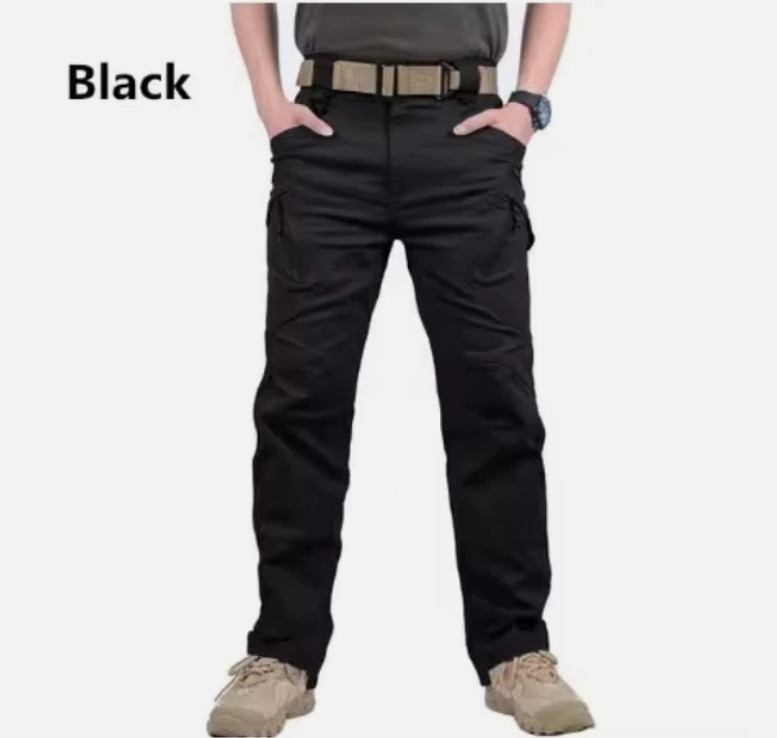 Mens Cargo Pants Tactical Waterproof Work Outdoor Hiking Combat Trousers US