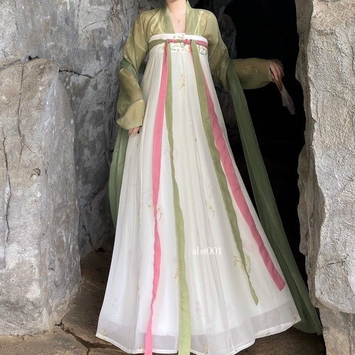 Ancient Traditional Dress Original Hanfu Chinese Tang Dynasty Costumes Fairy