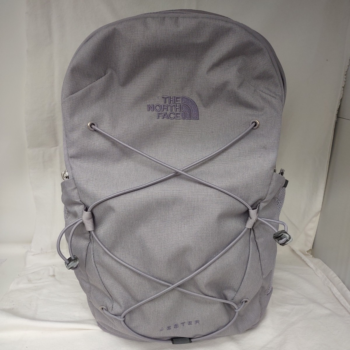 Womens Jester Backpack Flexvent Gray/Violet Laptop Dbl Top Handle North Face