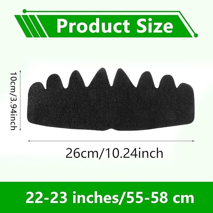 10 PCS Black Baseball Caps Inserts, Flexible Washable Hat Shaper Insert…