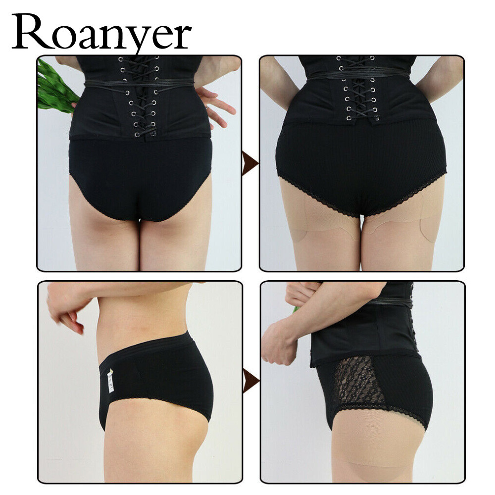 Roanyer Hip Pad Removable Butt Lifter Bodyshaper Fake Buttocks for Crossdresser