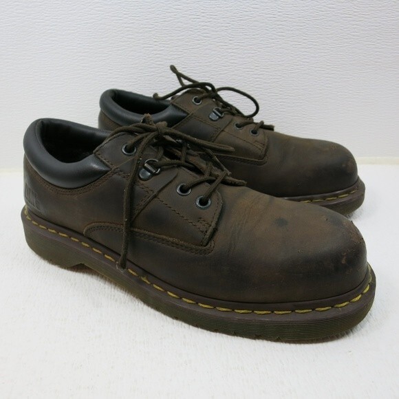 Dr. Martens UK9 Oil Tanned Leather Casual Oxfords Footwear Safety Toe Shoes 10 M