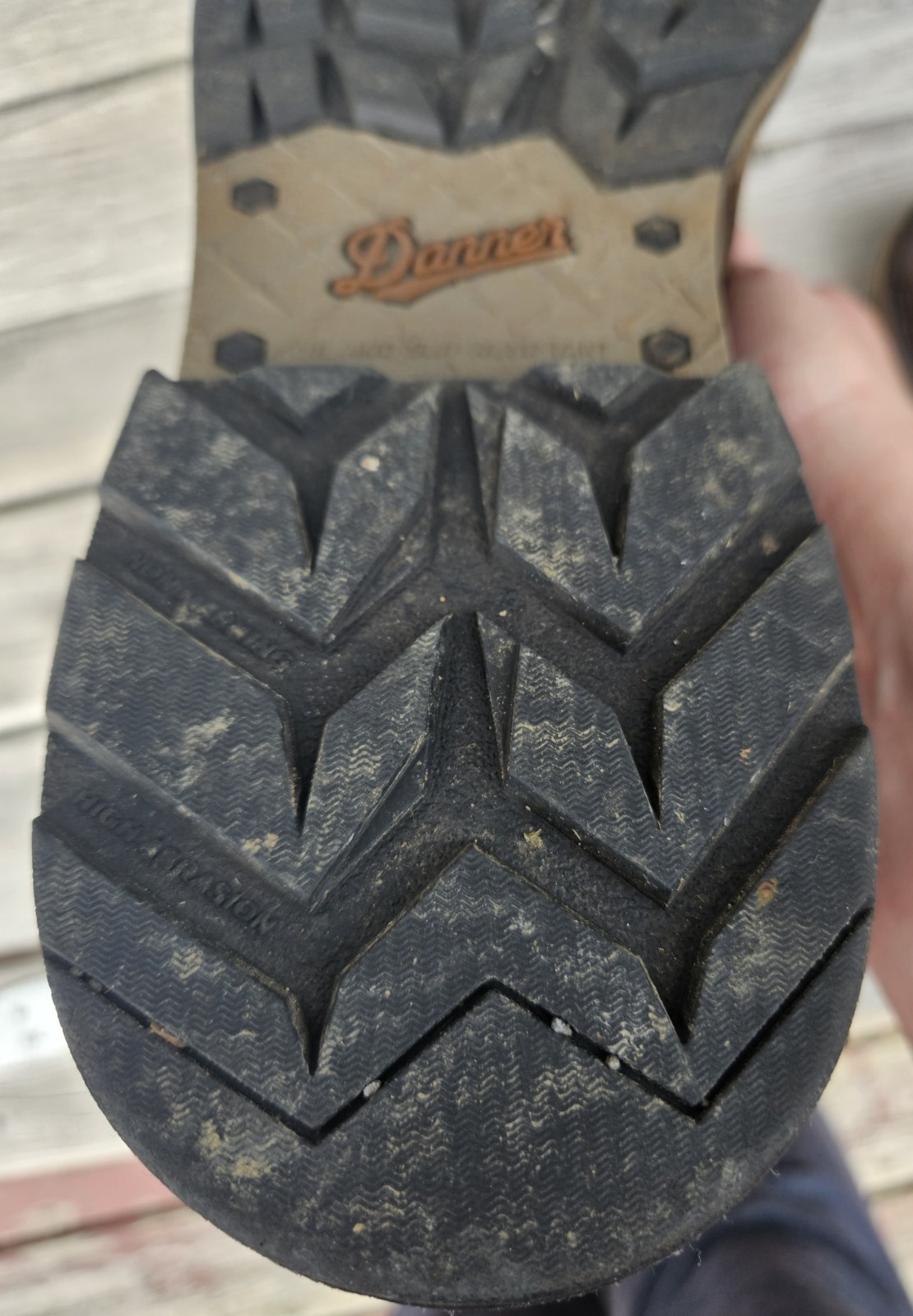 Danner steel yard 6″ ST boot 6 Mens 10.5 D Brown Tuff Toe Cover Lace Up 12531