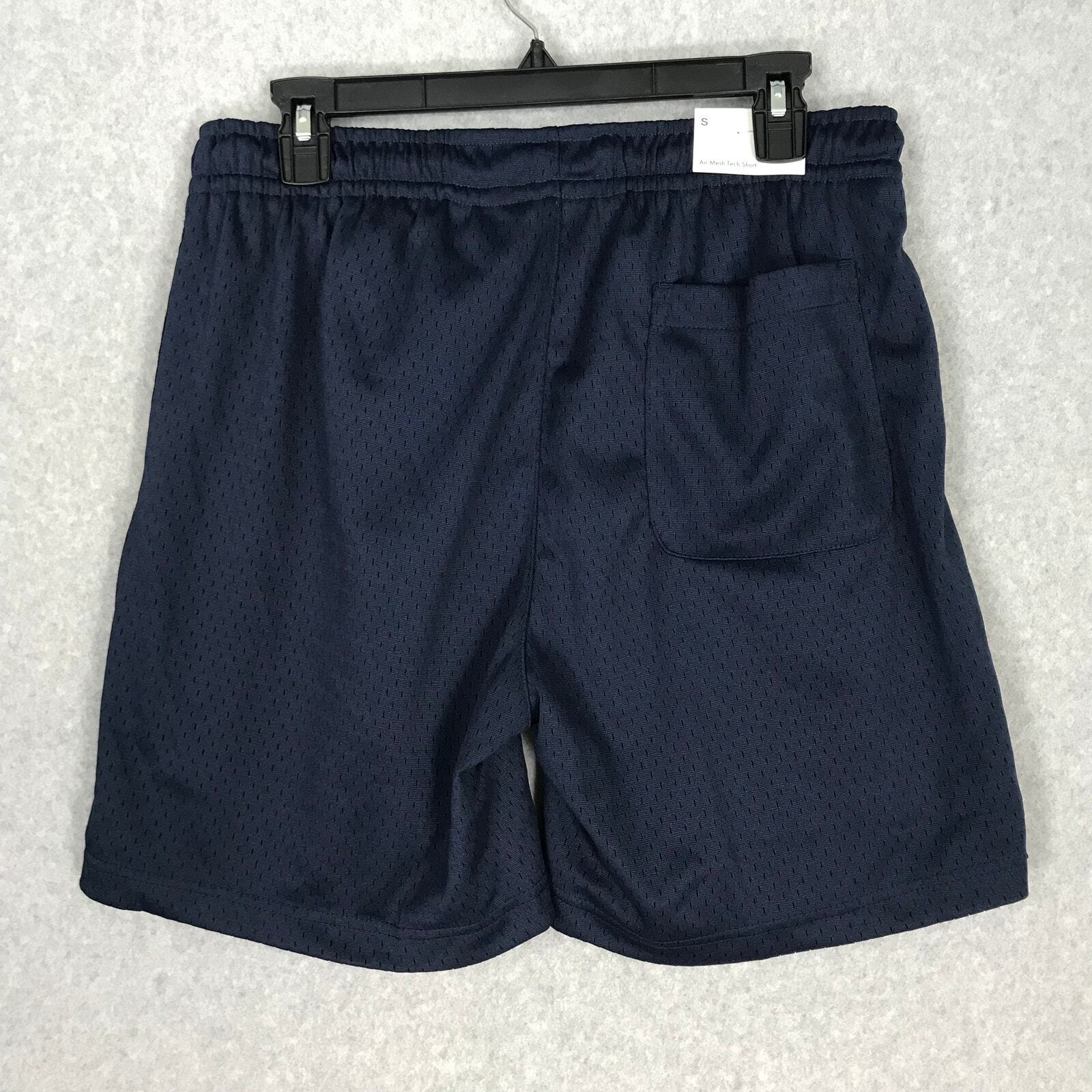 Onia Shorts Men Small Navy Blue Air Mesh Gym Active Basketball Exercise Pockets