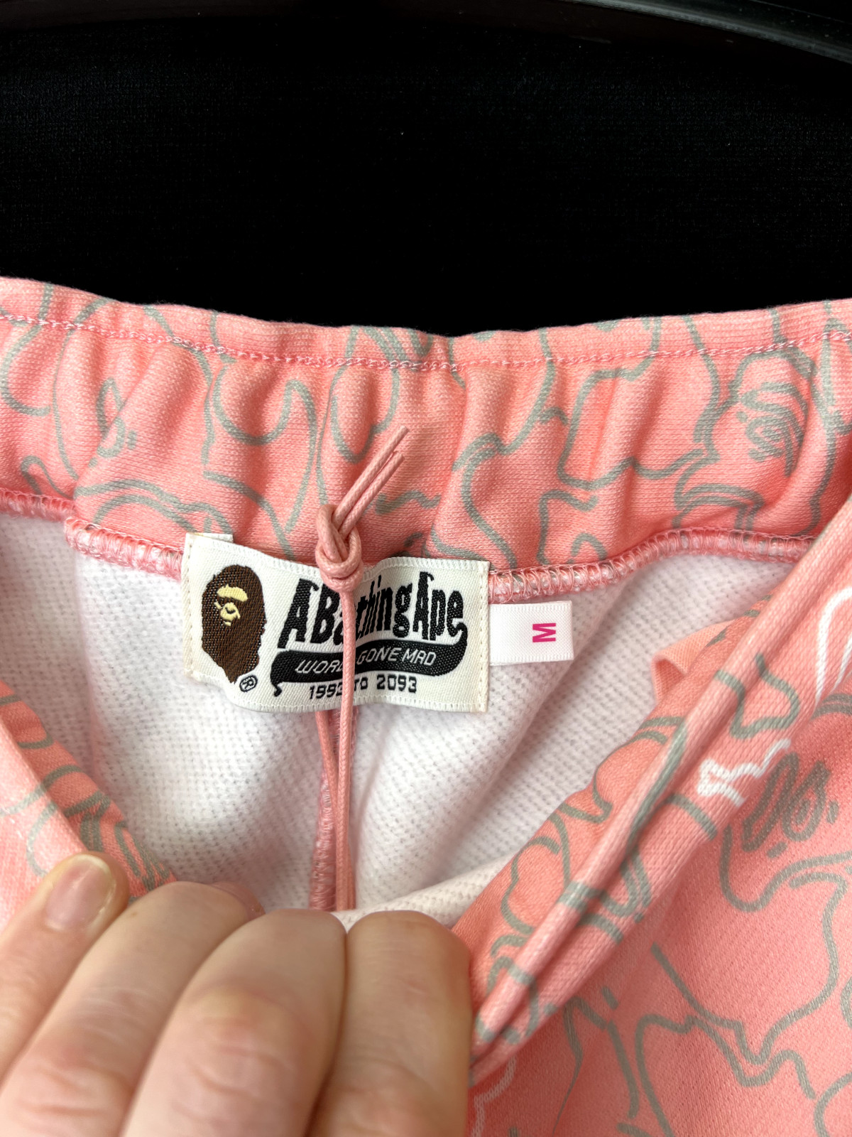 A BATHING APE Bape x Razer Neon PINK Camo Gaming Boy Short Shorts M LADIES B18CS