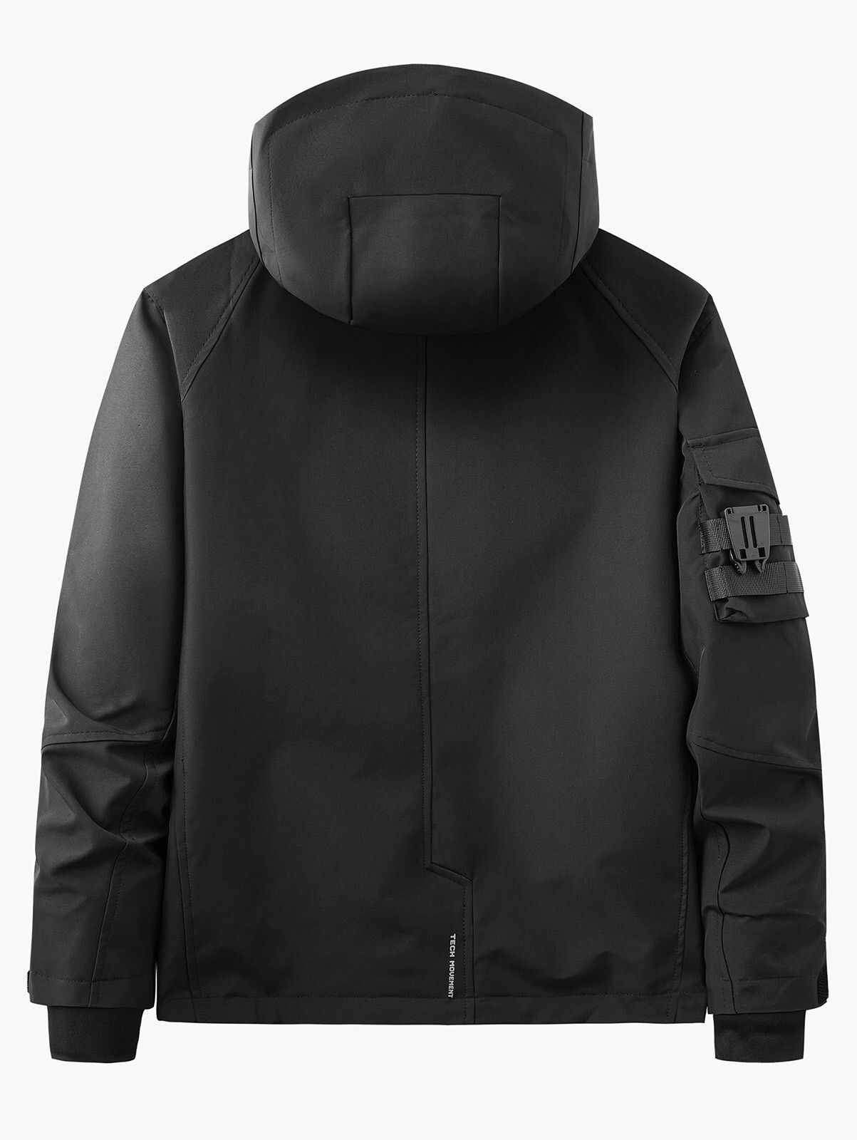 Niepce Men’s Techwear Hooded Jacket Streetwear Windbreaker Tactical Utility Coat