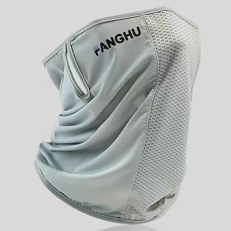 Sun Protection Face Mask Mesh Breathable UV Cover Ear Loop Sports Neck Gaiter
