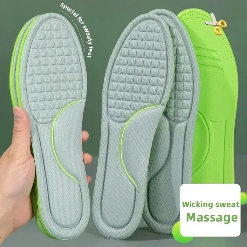 Sport Orthopedic Insoles for Feet Men Women EVA Breathable Shock