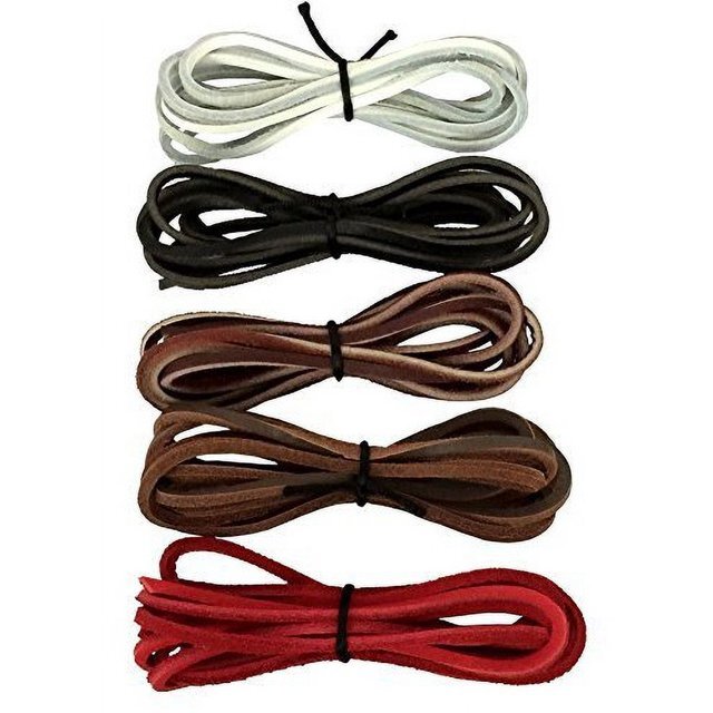 Leather Boot Shoe Laces Shoelaces Black/ Tan/ Chocolate /White 27″-36″