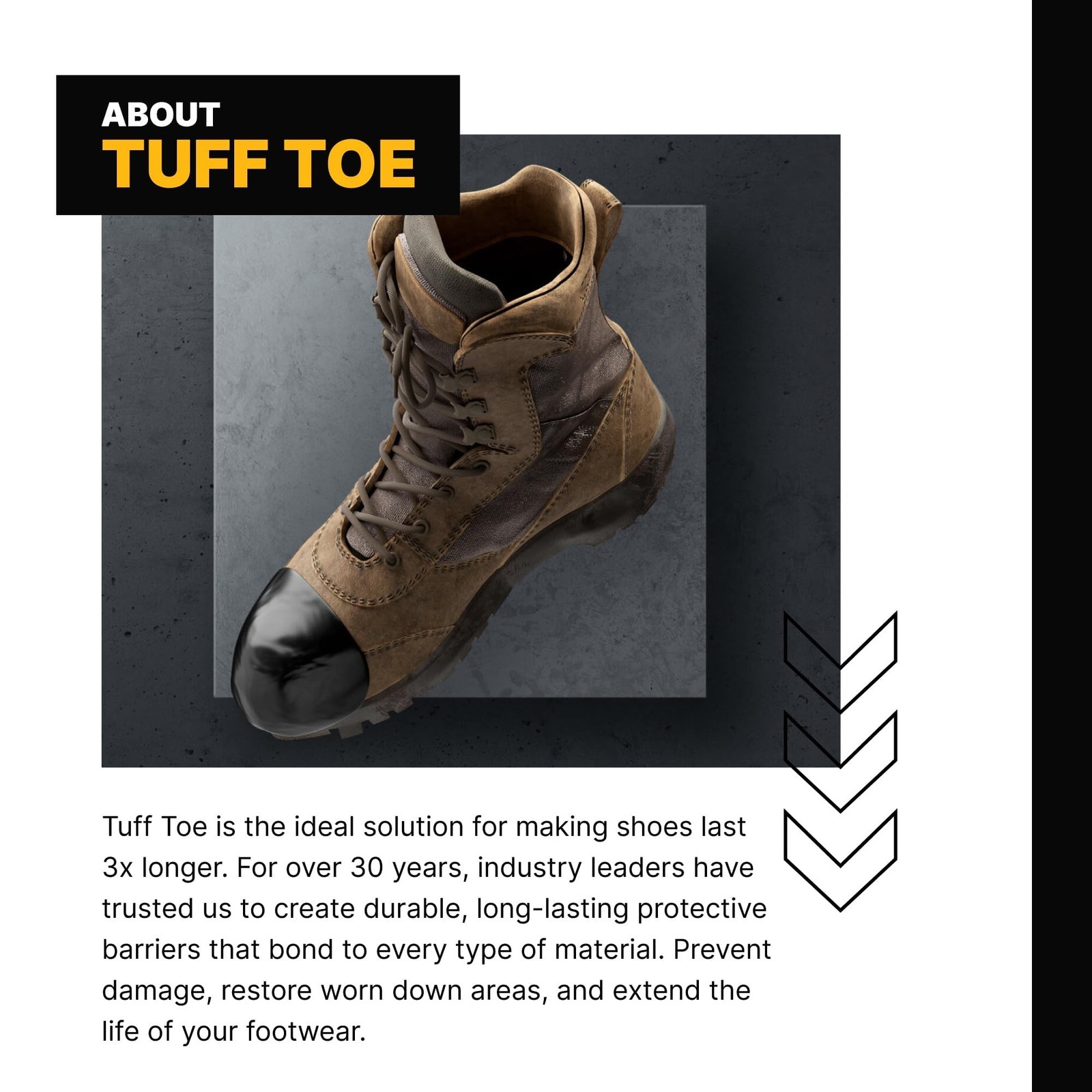 V2 Work Boot Toe Protector, Liquid Boot Guard, Brown Adhesive Shoe Crease Pro…