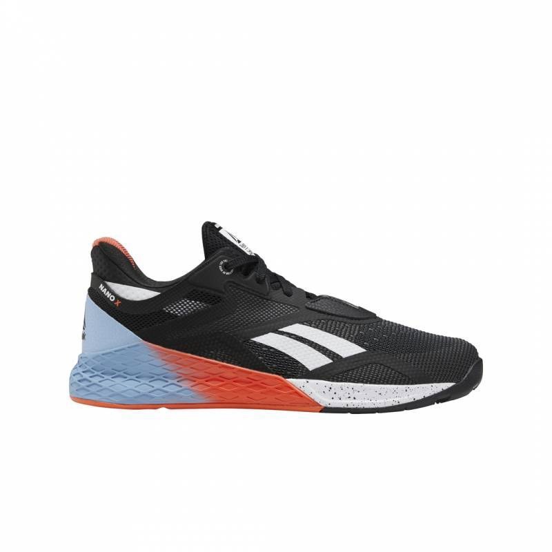 Reebok Nano X Training Shoes Mens 9.5 Black Red Blue EF7298