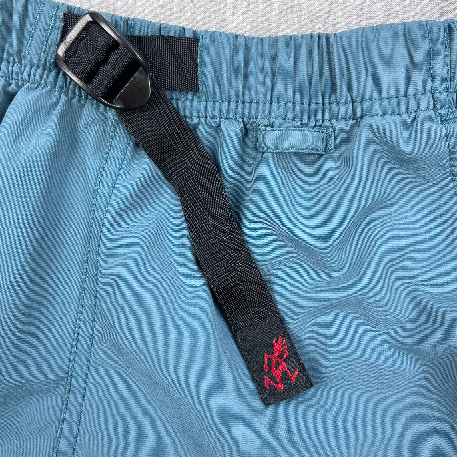 Gramicci Rocket Dry G-Shorts Womens M Blue 100% Nylon 5.5″ Inseam Belted