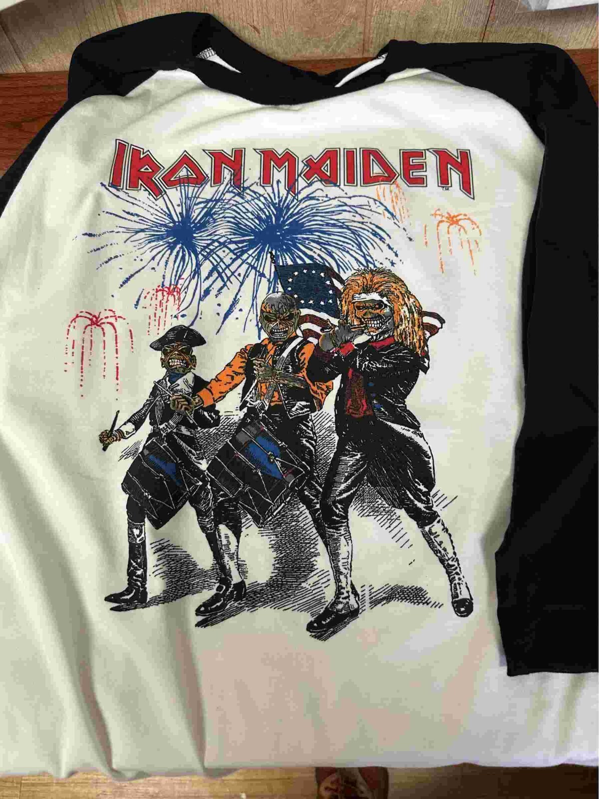 Iron Maiden Fourth of July tour 1985 S to 3XL