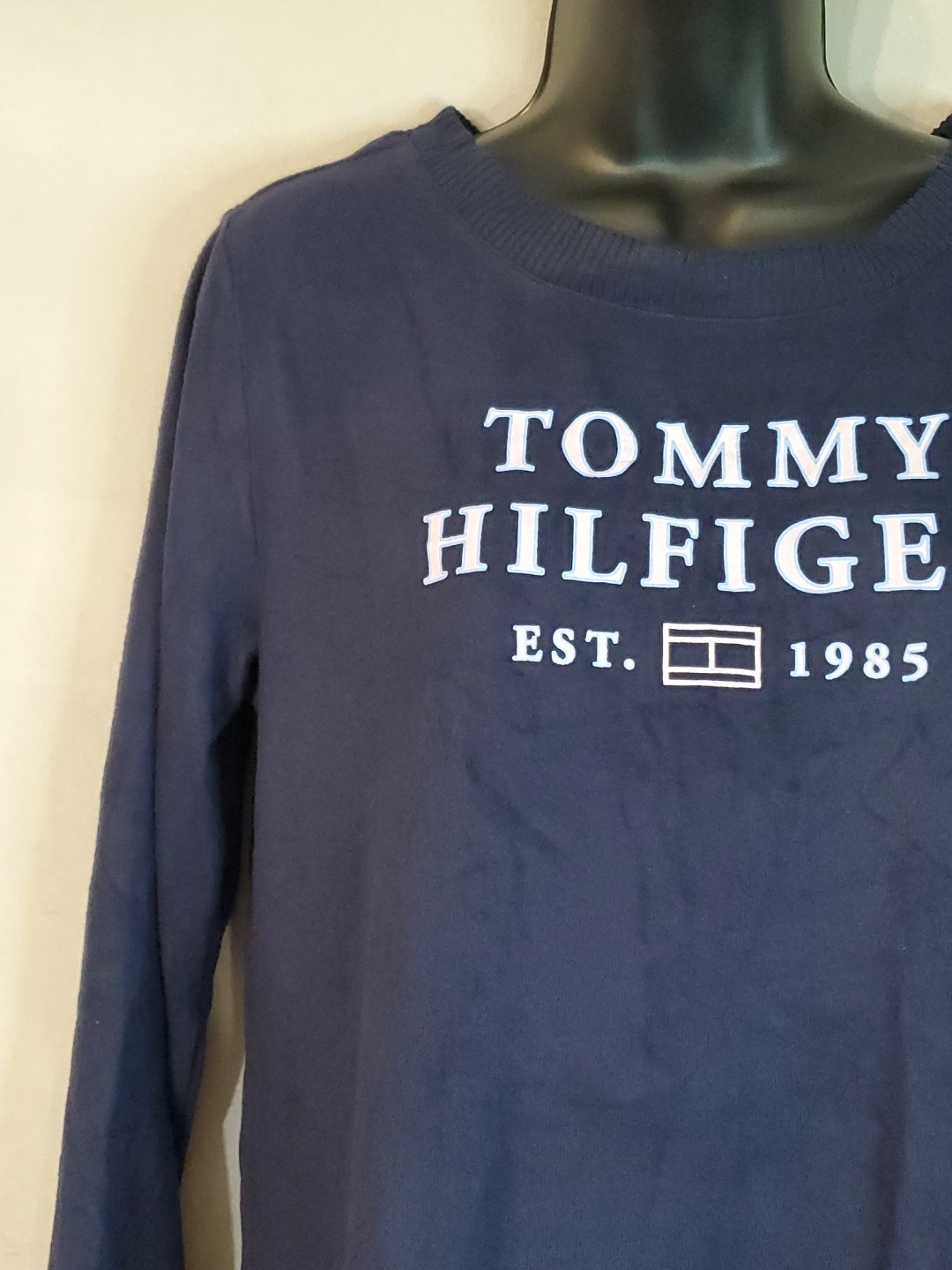 Tommy Hilfiger Long Sleeve Blue Women’s Nightshirt Size Small New with Tags