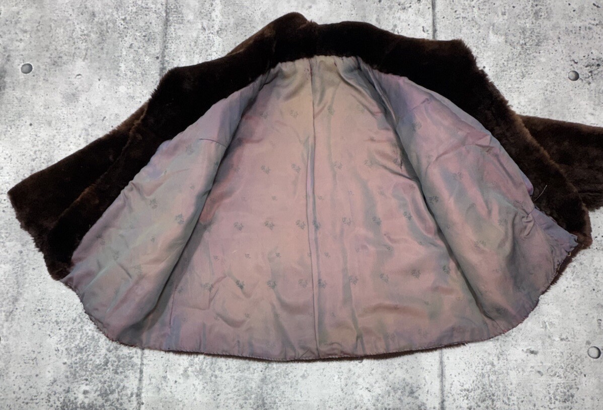 Vtg Designer Furs Jacket Coat Beaver Satin Lined Beautiful Stylish Classic Gift