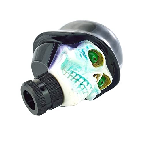 Skull Gear Shifter Knob, Soldier Car Shift Stick Handle Shifting Head Black
