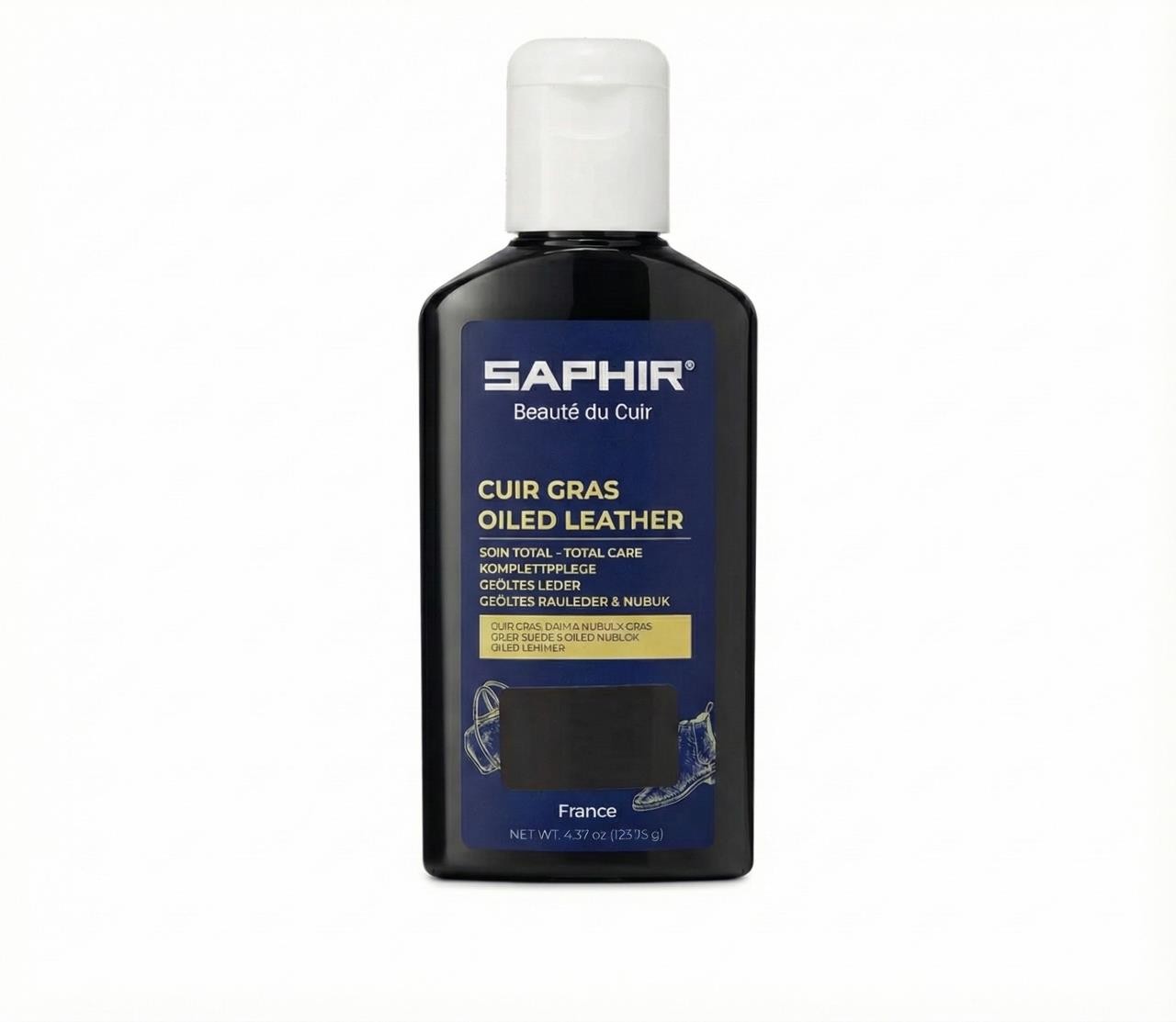Saphir Oiled Leather Cream & Polish | Cuir Gras (125 ml)