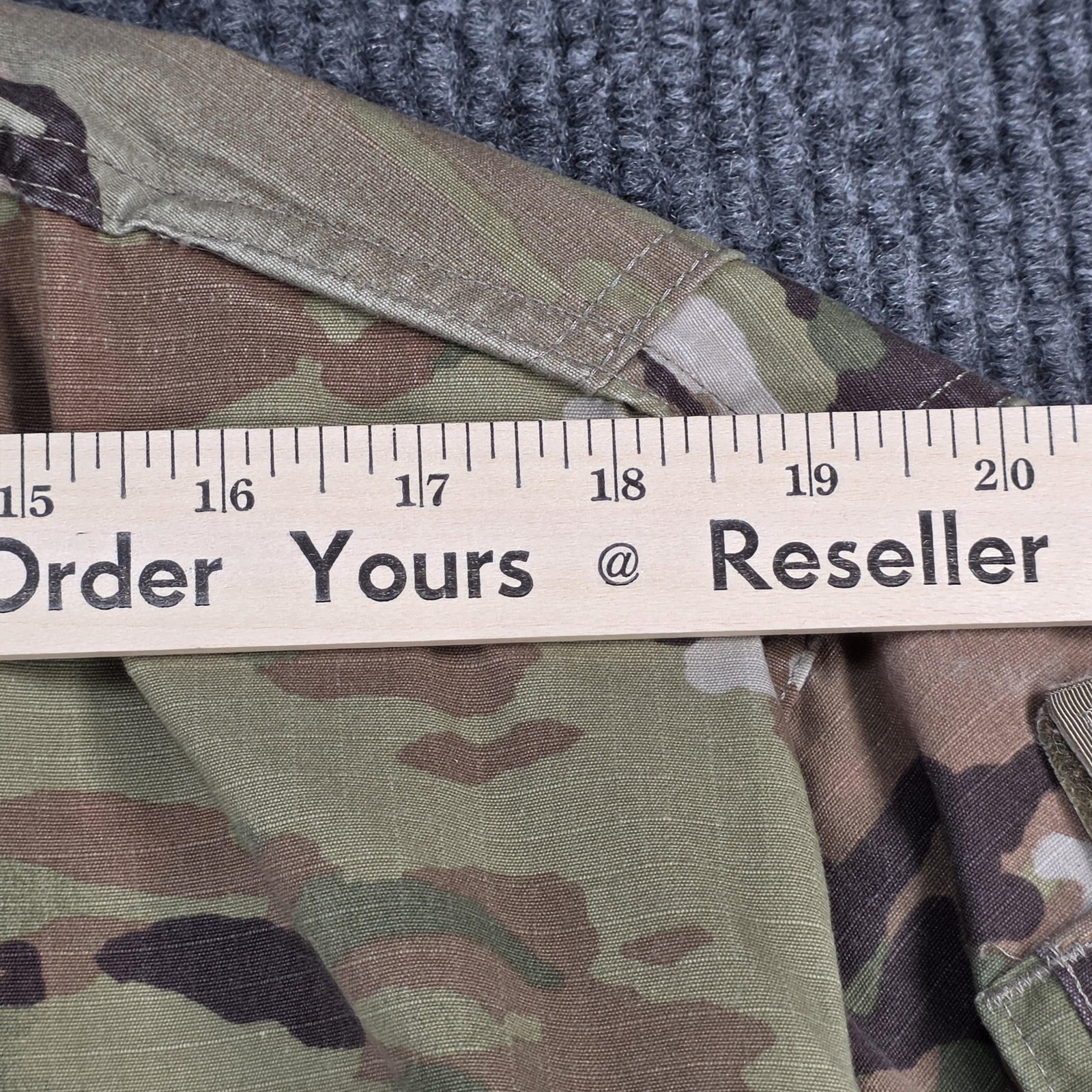 US Army ACU Jacket Mens Large Regular OCP Camo 50/50 NyCo NSN 8415-01-623-5552