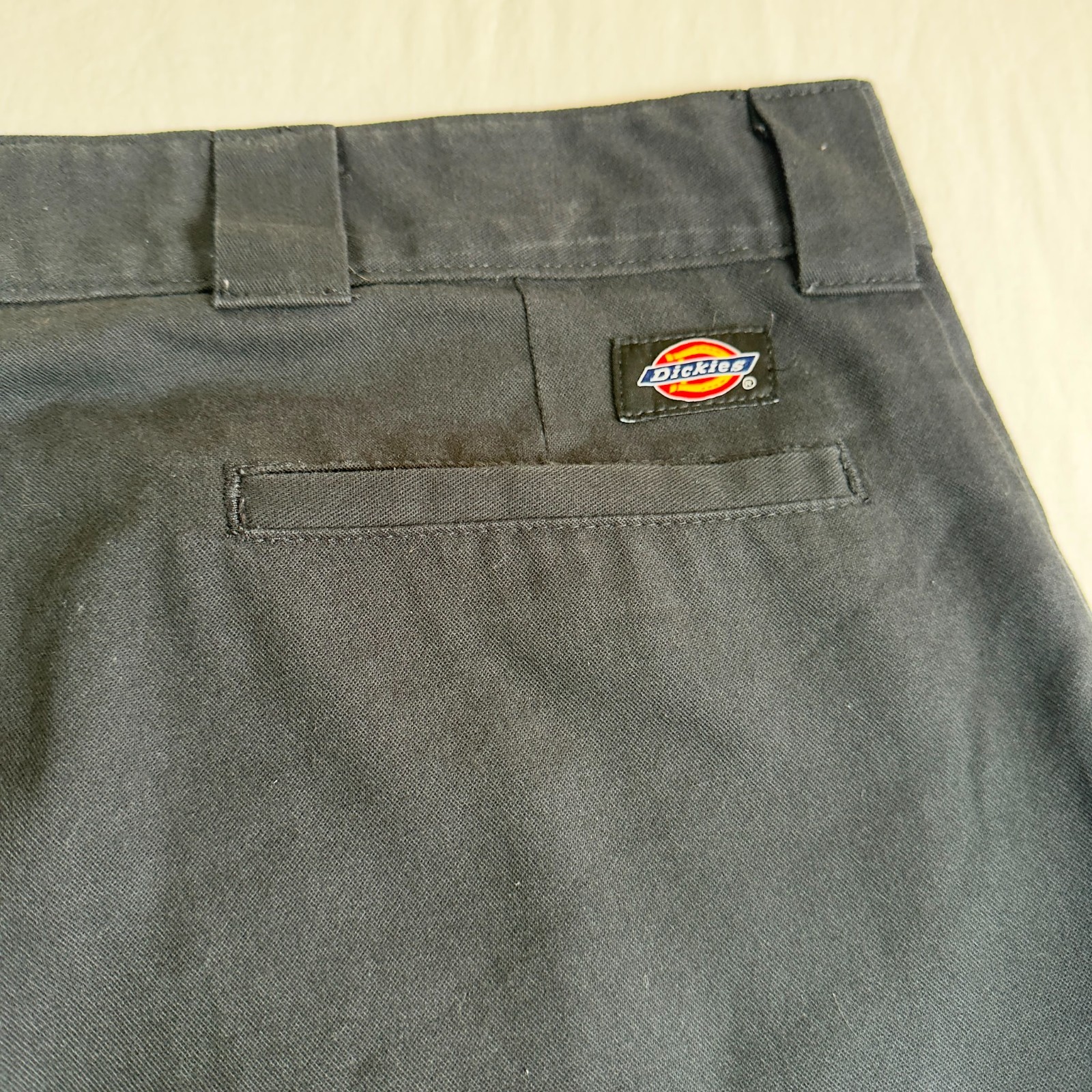 Dickies Cargo Black Pants Mens High Rise Zipper fly