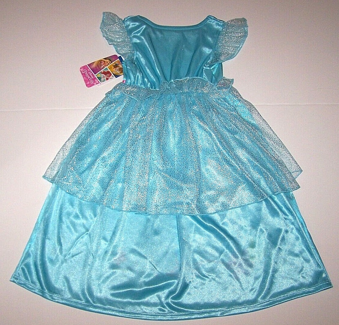 Disney Princess Ariel Little Mermaid Fantasy Nightgown Gown Pajamas New Girl