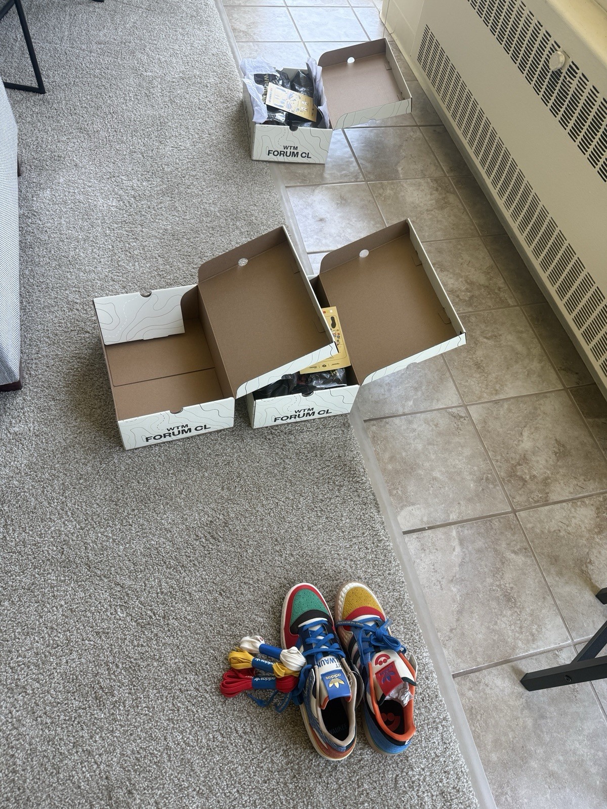 adidas Forum CL “What The Milwaukee” Multicolor Colorblock Low Top Sneakers