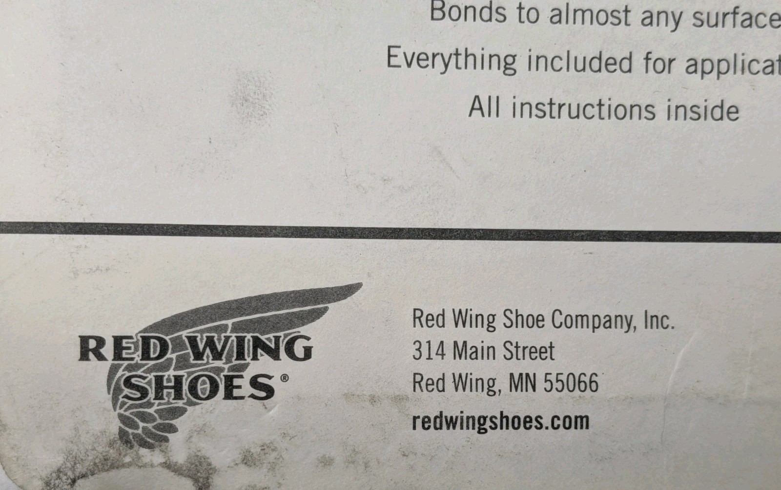 Red Wing Tuff Toe Repair & Protection Kit Black Work Boot Toe Guard USA
