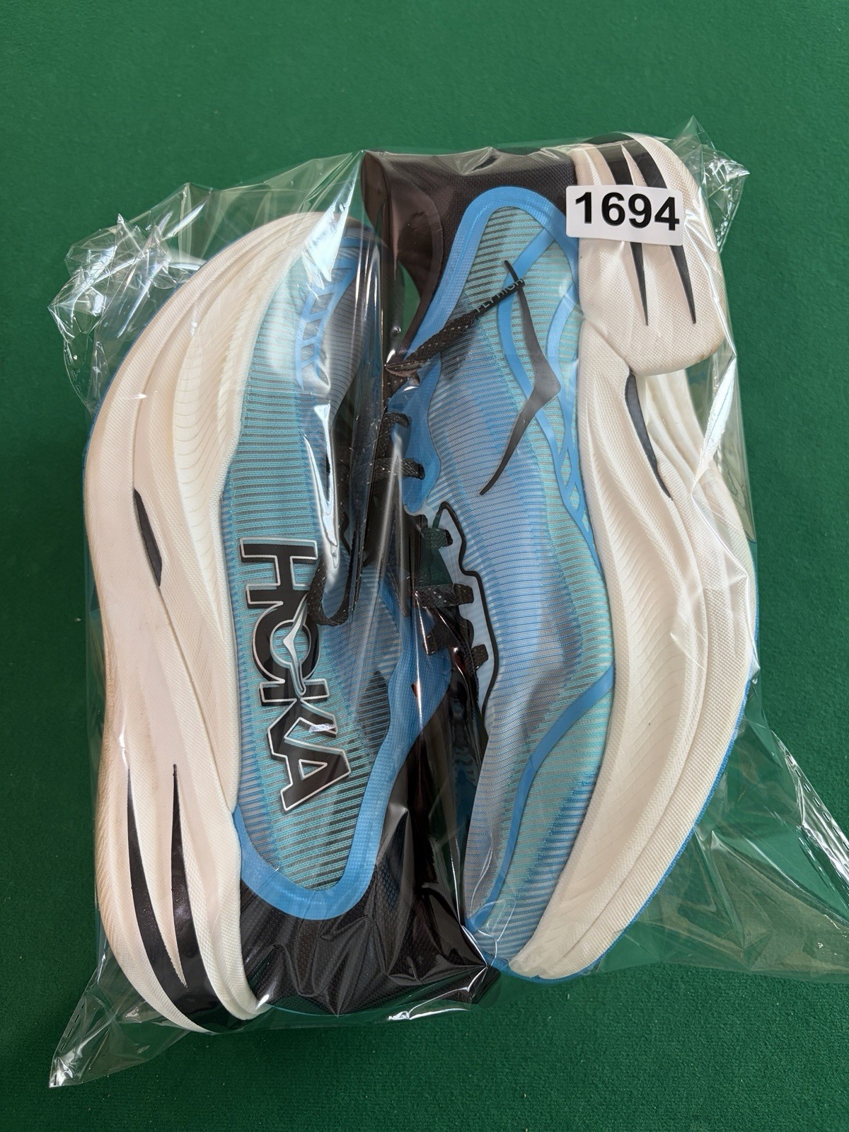 Hoka One One Cielo X1 2.0 Unisex M9 W10 Blue Running Shoes Sneakers 1162053 SKYW