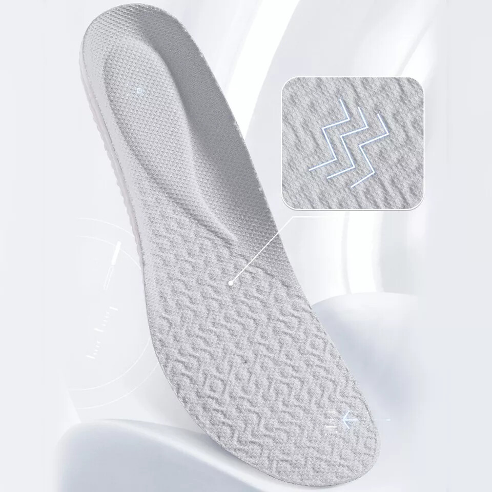 Elastic Orthotic Insoles Insert Shoes Sport Running Padded Arch Support Cushion