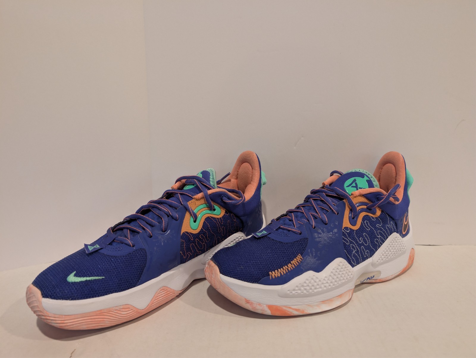 Nike PG 5 EP LA Drip Mens 7.5 | Womens 9 Basketball Shoes CW3143-400 Paul George