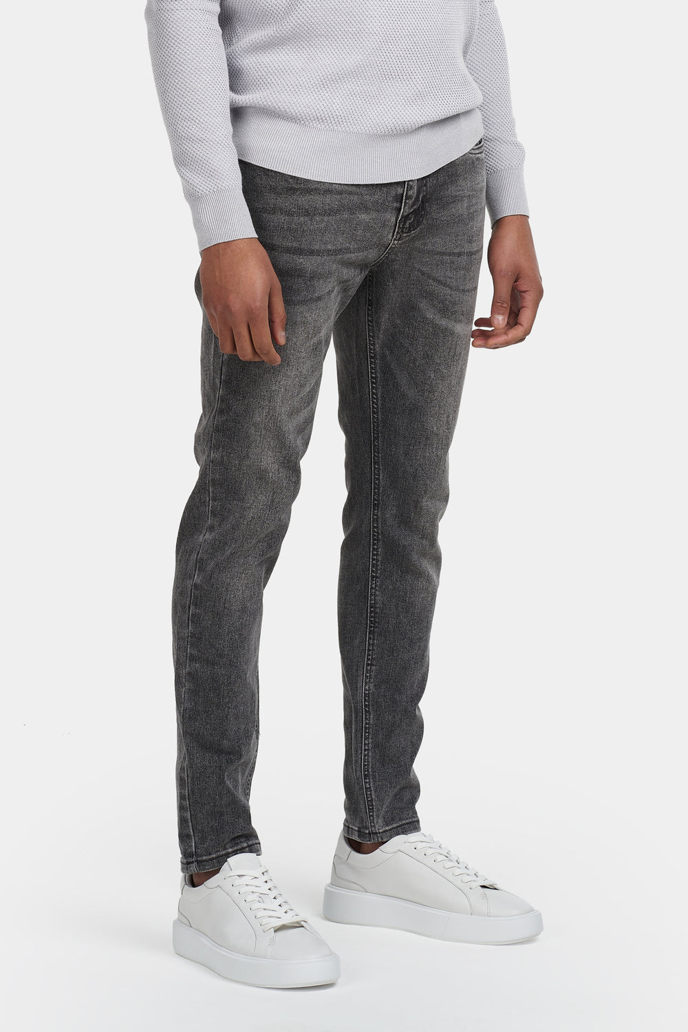 Mens Slim Fit Jeans Stretch Denim Pants Slim Skinny Casual Designer Jeans