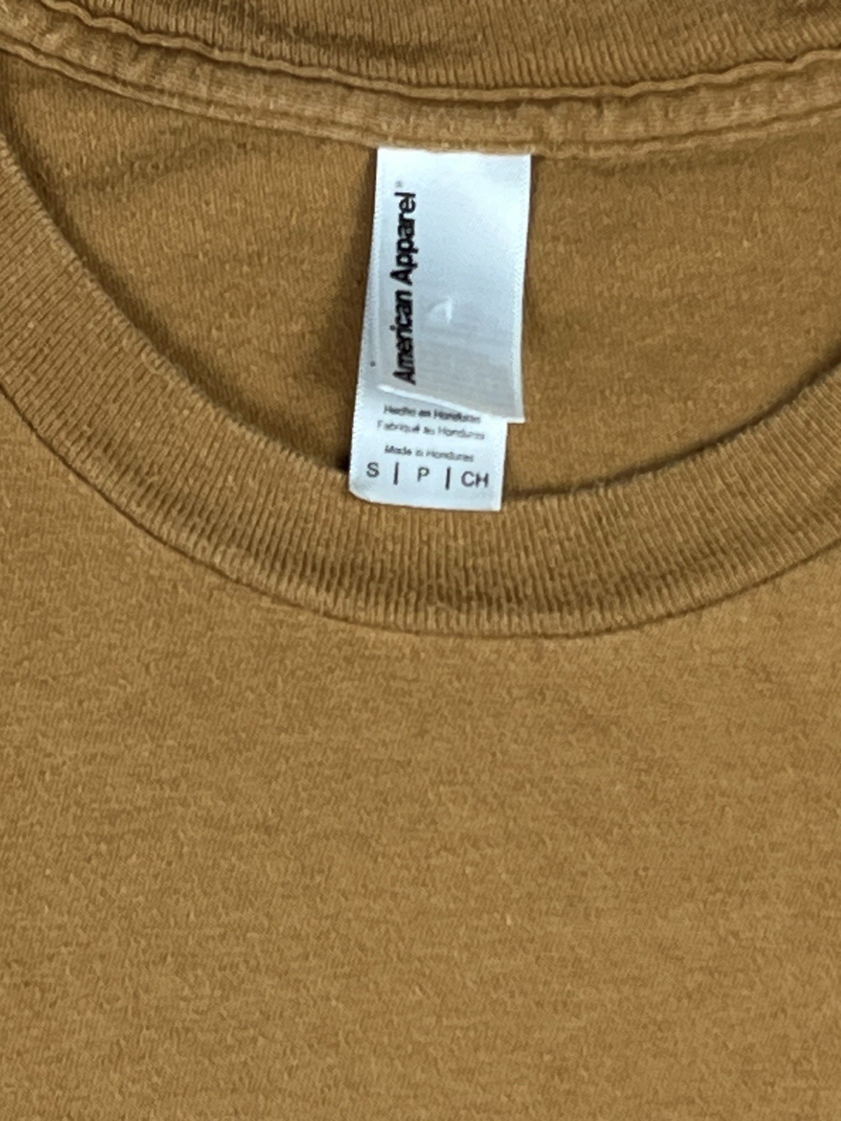 American Apparel Southwest Desert Print Khaki Crew Neck Short Sleeve Tee Small