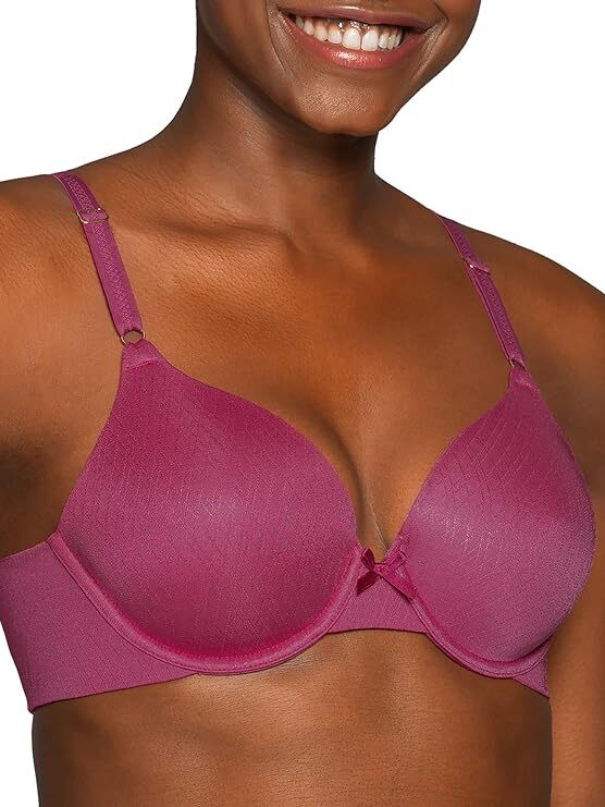 Vanity Fair RADIANT Back Smoothing Underwire Bra Wine Diamond sz – 36 38 40 42
