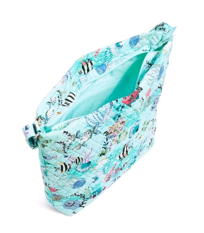 NEW Vera Bradley Beach Coastal Antilles Treasure Hobo Shoulder Bag Purse NWT