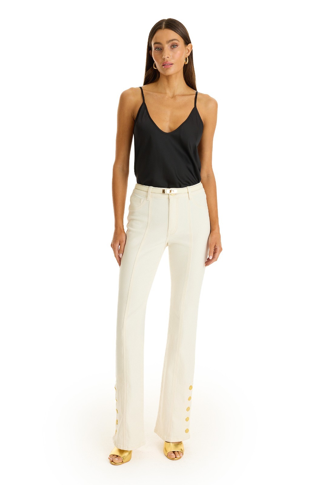 Yara Silk Camisole Black THE NOLI SHOP