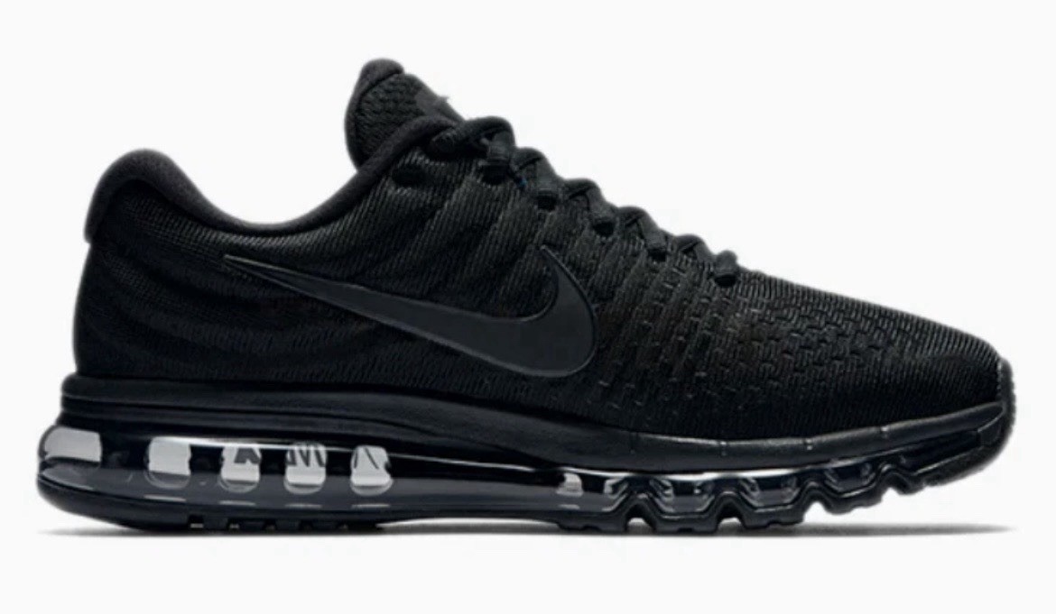 Nike Air Max 2017 Shoes Triple Black 849559-004 Men’s Multi Size NEW