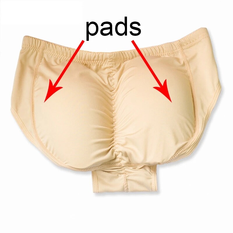 Men Padded Butt Lifter Hip Enhancer Body Shaper Shorts Fake Ass Underwear Briefs
