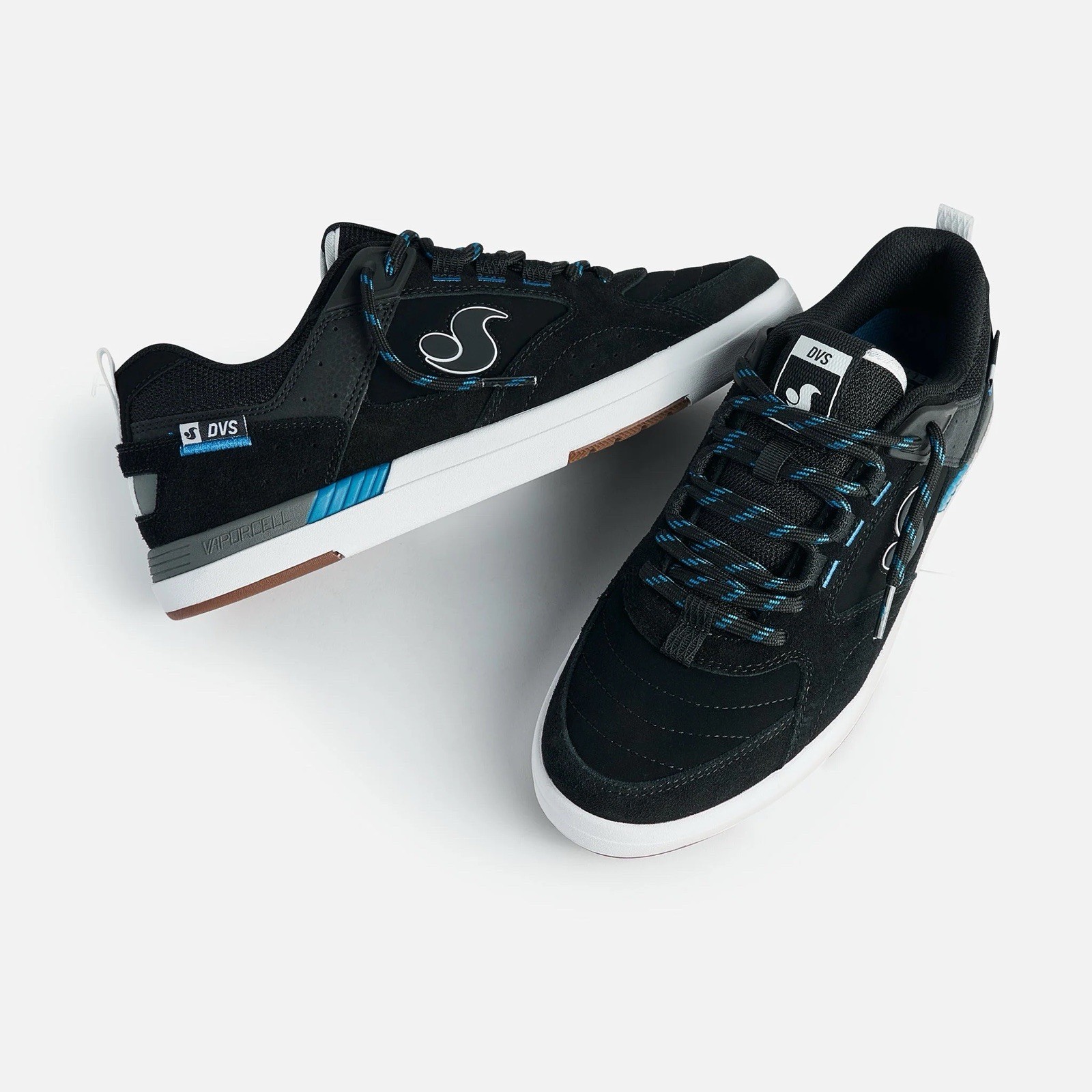 DVS SURESHOCK ‘Black White Blue’ Men’s Size 10.5 DV02829001 Skate Shoes Sneakers
