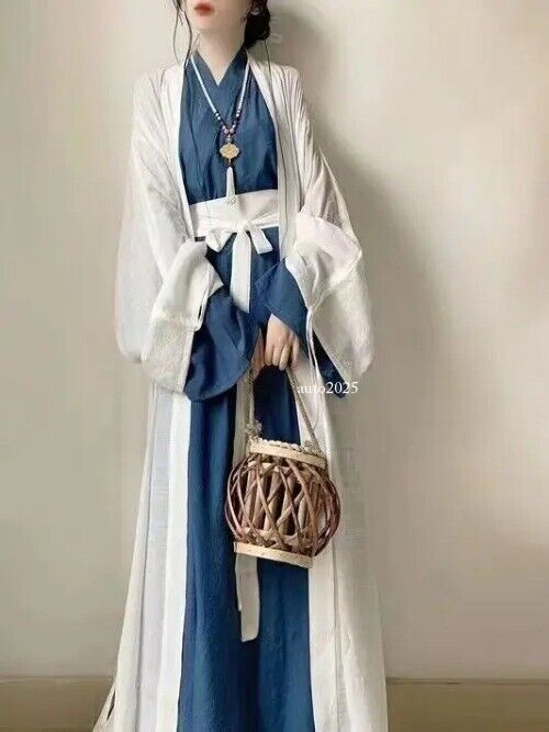 Women Hanfu Dress Chinese Traditional Ancient Hanfu Costumes 3PCS Hanfu Suit