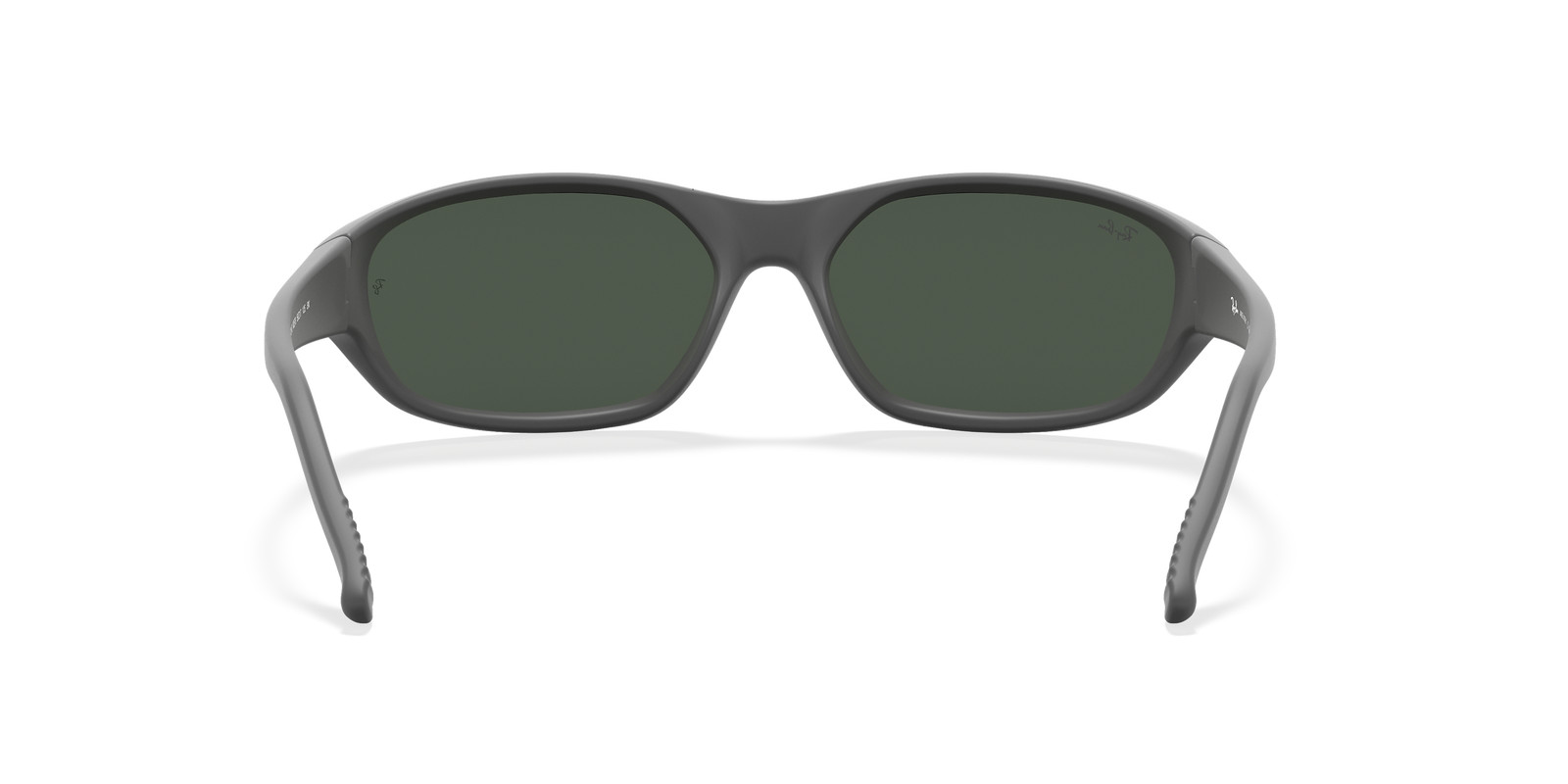 Ray-Ban Daddy-O Matte Rubber Black/Green 59 mm Sunglasses RB2016 W2578 59-17