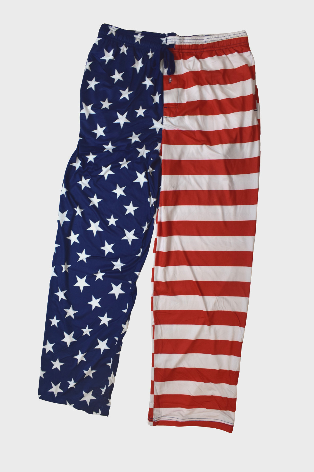 Bioworld Mens American Flag All Over Print Patriotic Sleep Pajama Pants New L