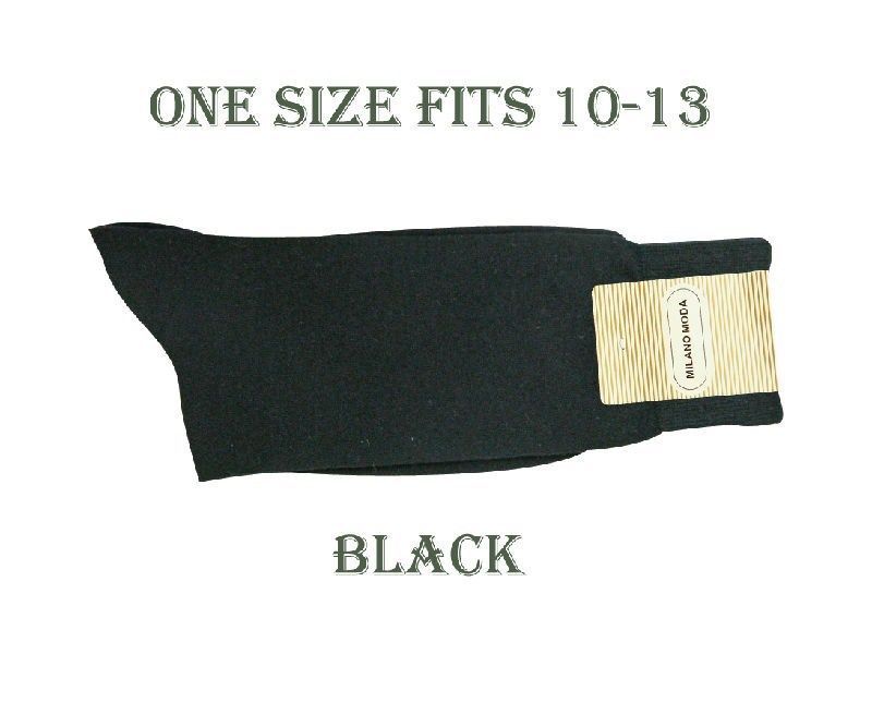 Men’s High Quality Solid Color Dress Socks One Size 10~13