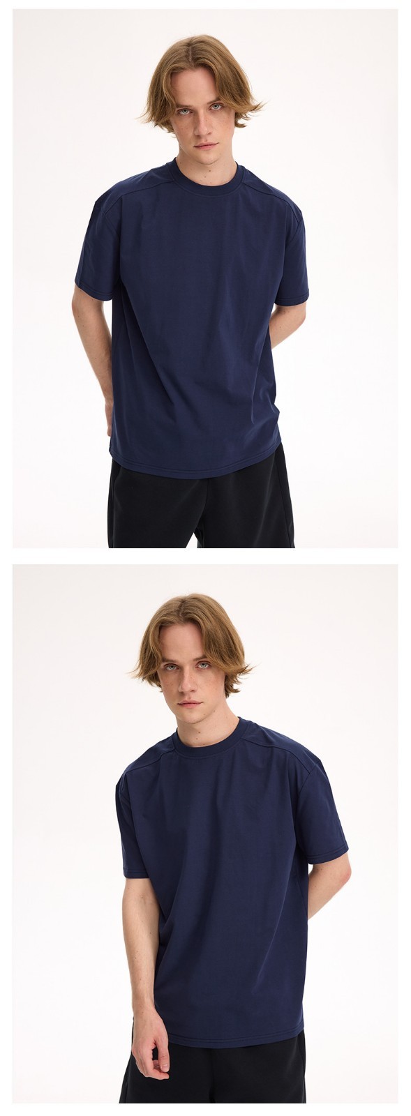 Unisex Premiun Cotton T-SHIRT Cooling SOLID Blank Tee Casual Work Top S-XL